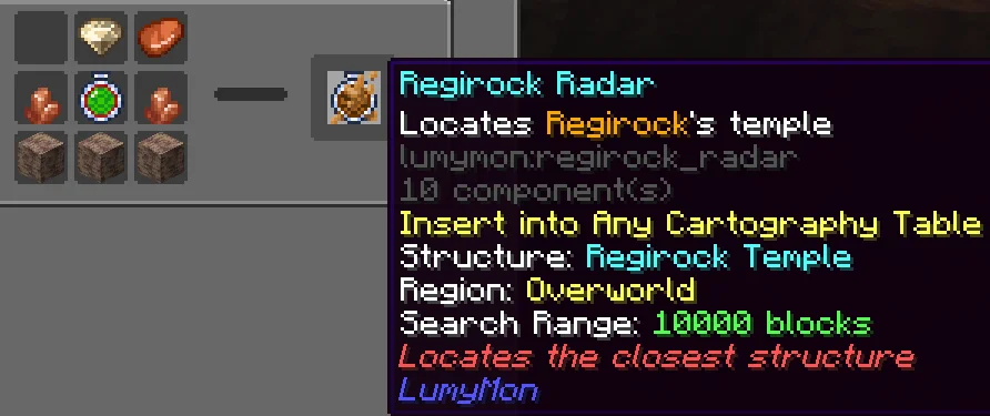 Craft the Regirock Radar - Image 1